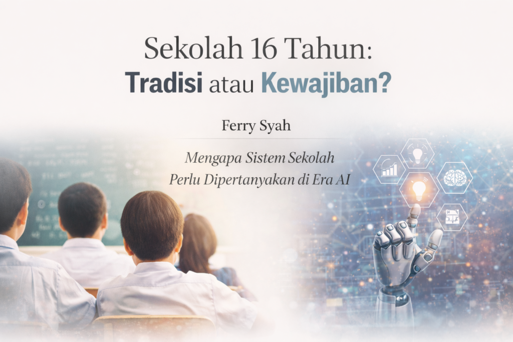 SEKOLAH 16 TAHUN TRADISI ATAU KEWAJIBAN?