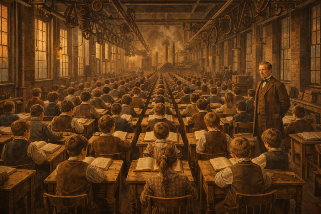 Seri 5: Mengapa Sekolah Modern Dirancang Seperti Pabrik